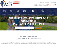 Tablet Screenshot of mis-insurance.com